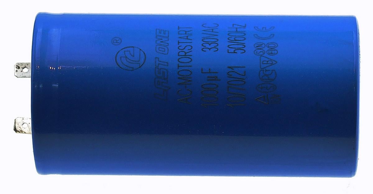 Конденсатор пусковой Last One 1000мкф HY33 CD-60 60х120 мм