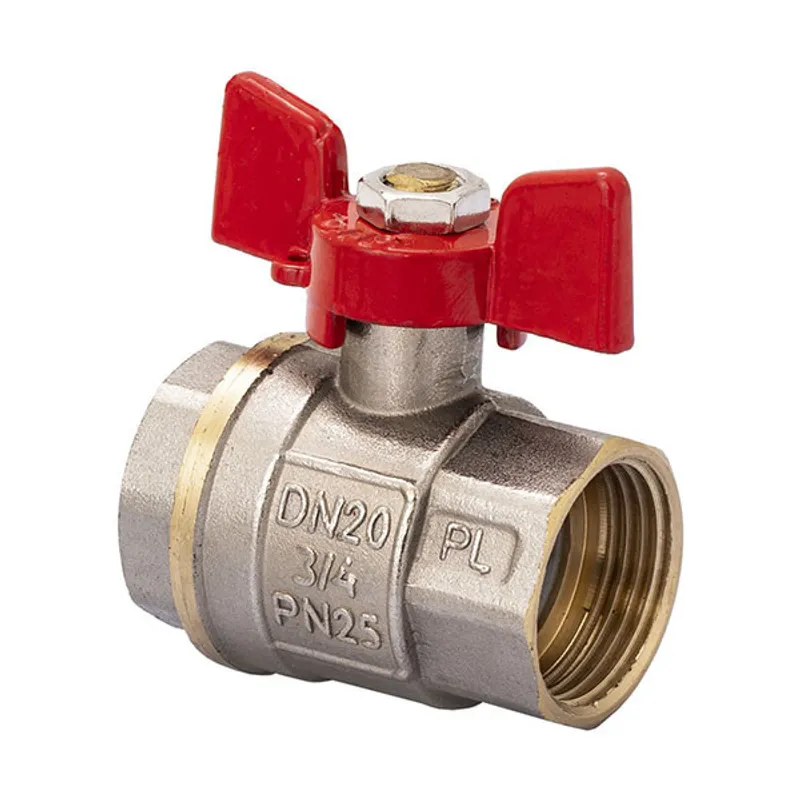 Кран кульовий FERRO PL 3/4" ГДБ art. 602 латунна куля (FE0557)