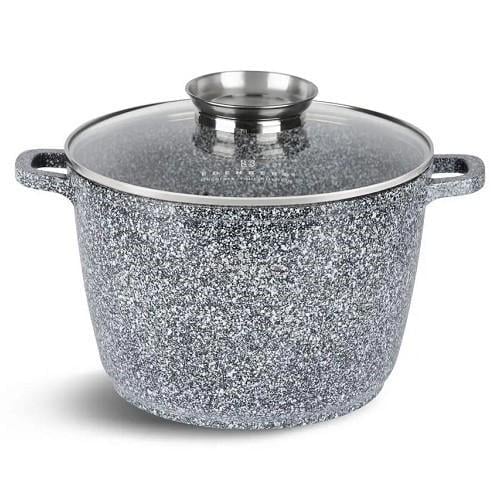 Кастрюля-казан Edenberg EB-8009 с гранитным покрытием и крышкой 10 л 28 см (27922764) Кастрюля-казан Edenberg EB-8009 с гранитным покрытием и крышкой 10 л 28 см (27922764)