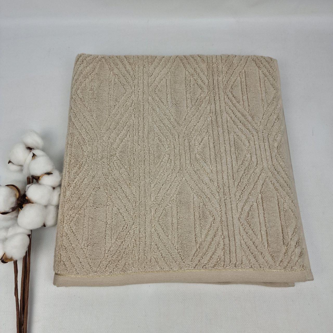 Рушник AE Kareli Desen 70х140 см Капучино (CN42183) Рушник AE Kareli Desen 70х140 см Капучино (CN42183)