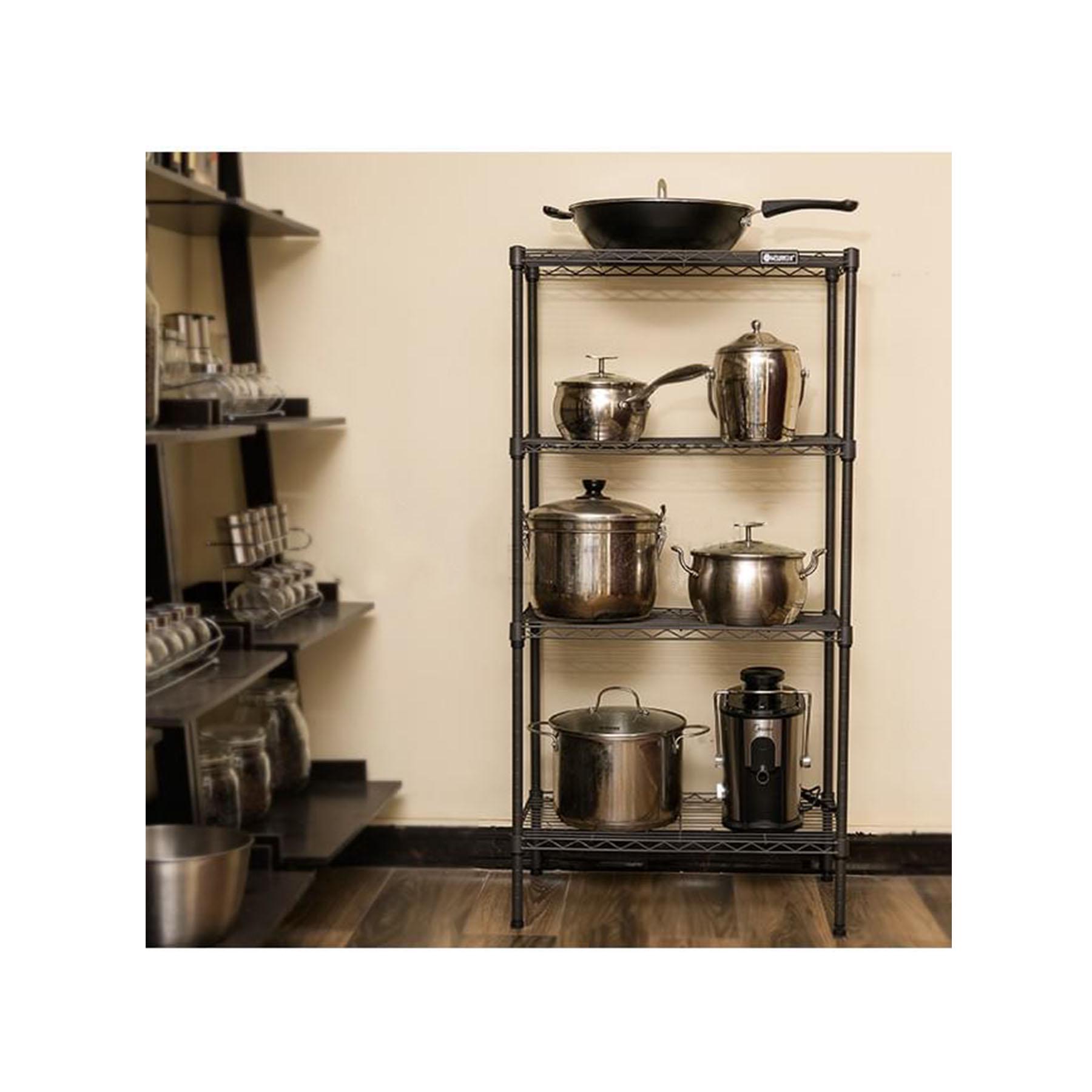 Стеллаж металлический 4 полки 90х35х120 см (3000000003) - фото 8 Стеллаж металлический 4 полки 90х35х120 см (3000000003) - фото 8