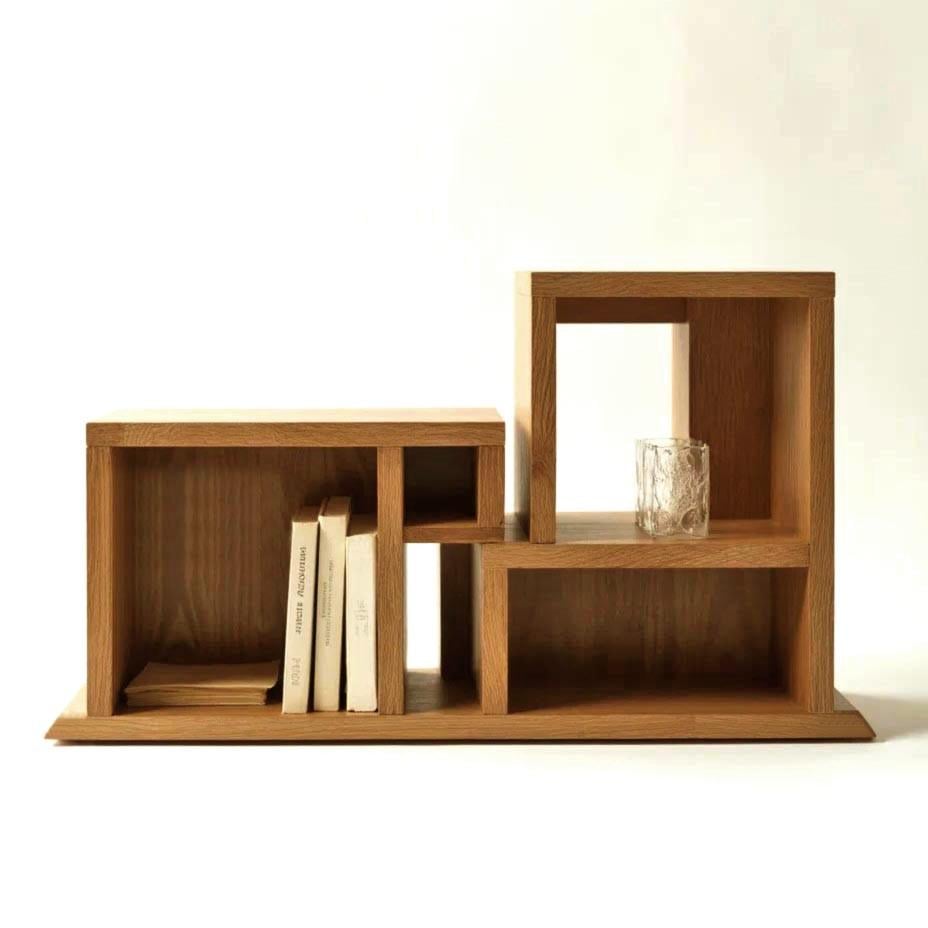 Полка книжная настольная из дерева Корасита Сиена (КПА-023005)