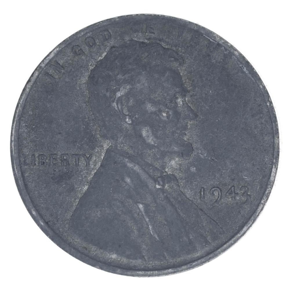 Монета "1 цент США 1943 G-VF Авраам Линкольн 16-й президент" (М25431)