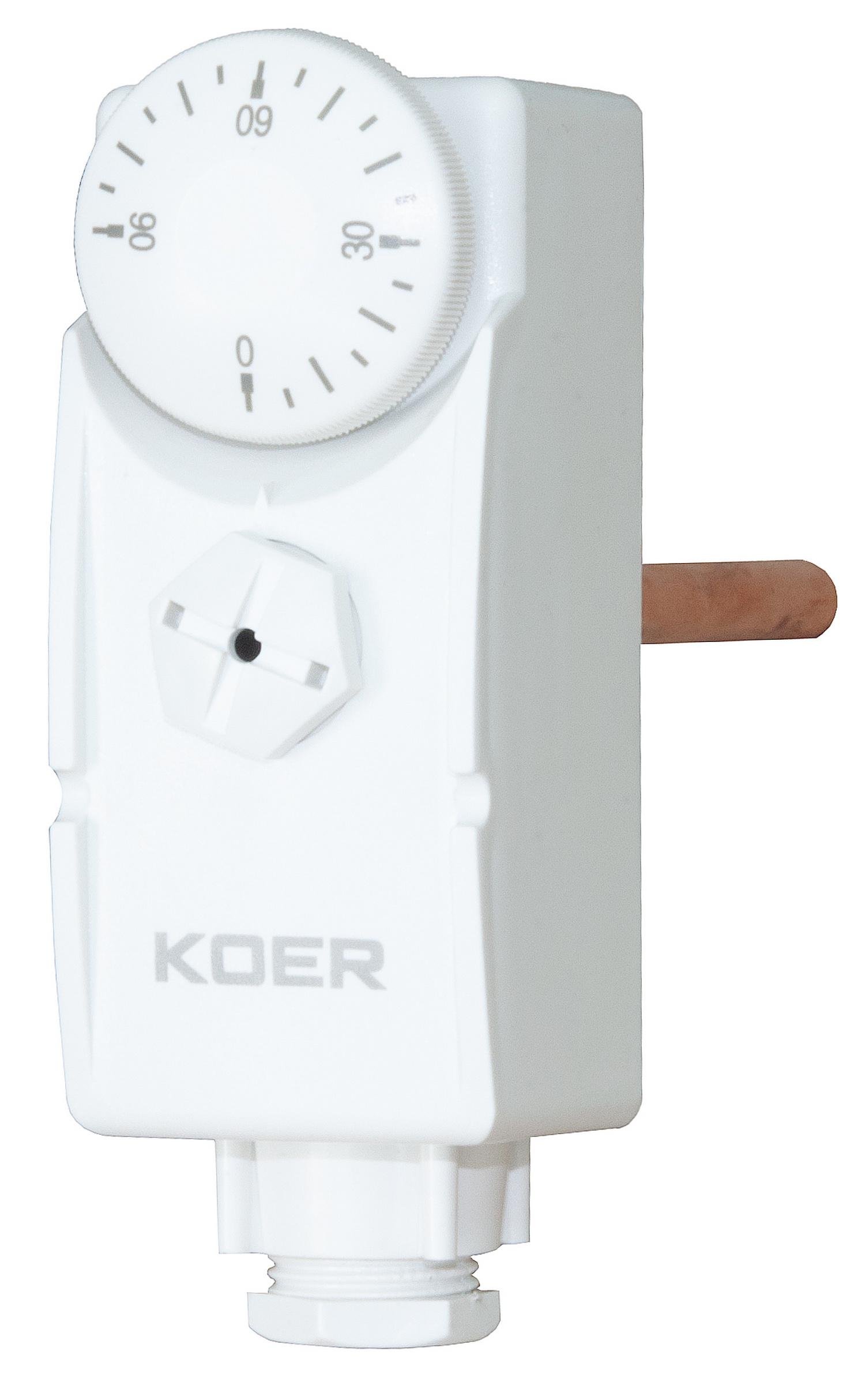 Термостат KOER KR.1350 механический погружной от 0 до 90*C (KP2775)
