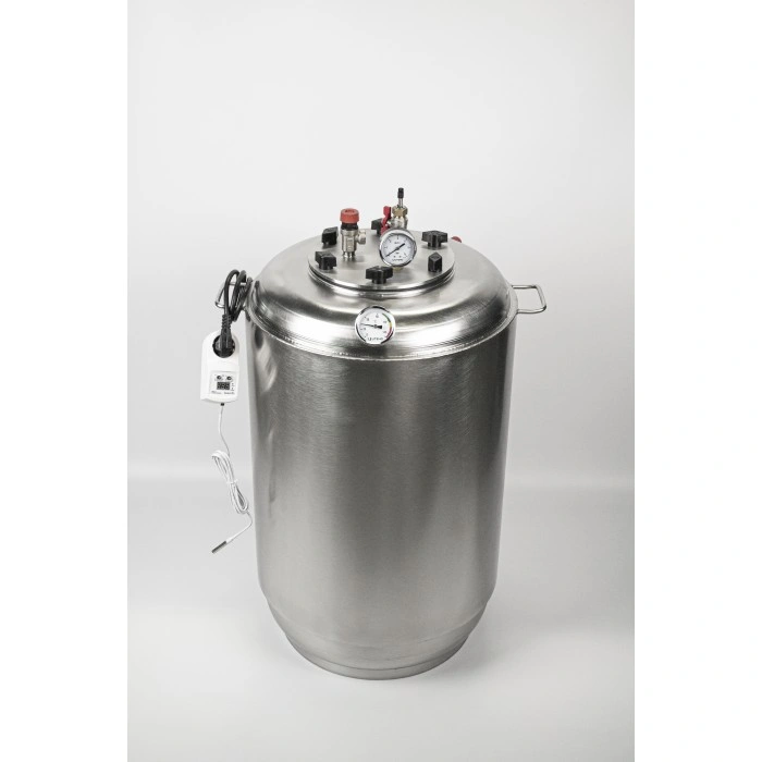 Автоклав промисловий електричний UTEHO А100 electro водяне охолодження 130 л 100 банок/0,5 л (842701714) - фото 6