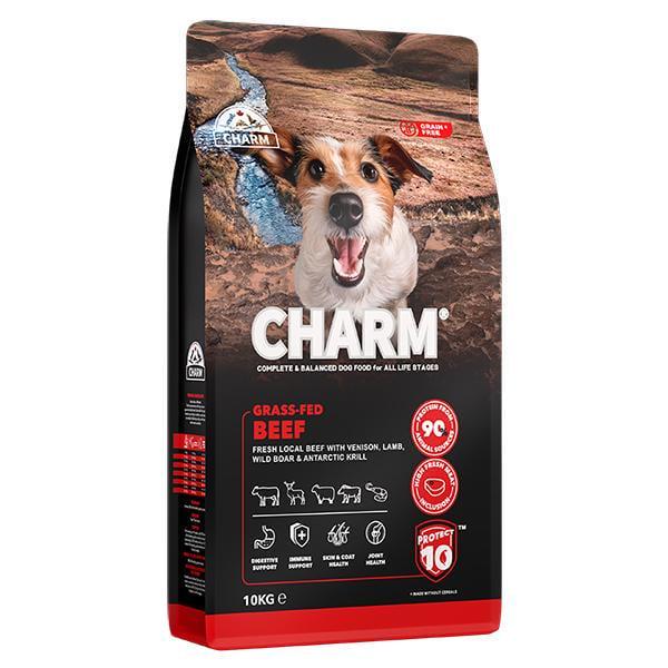 Корм сухой для собак Charm Grass-Fed Beef беззерновой холистик Бычки выкормлены на траве 10 кг (1001317)