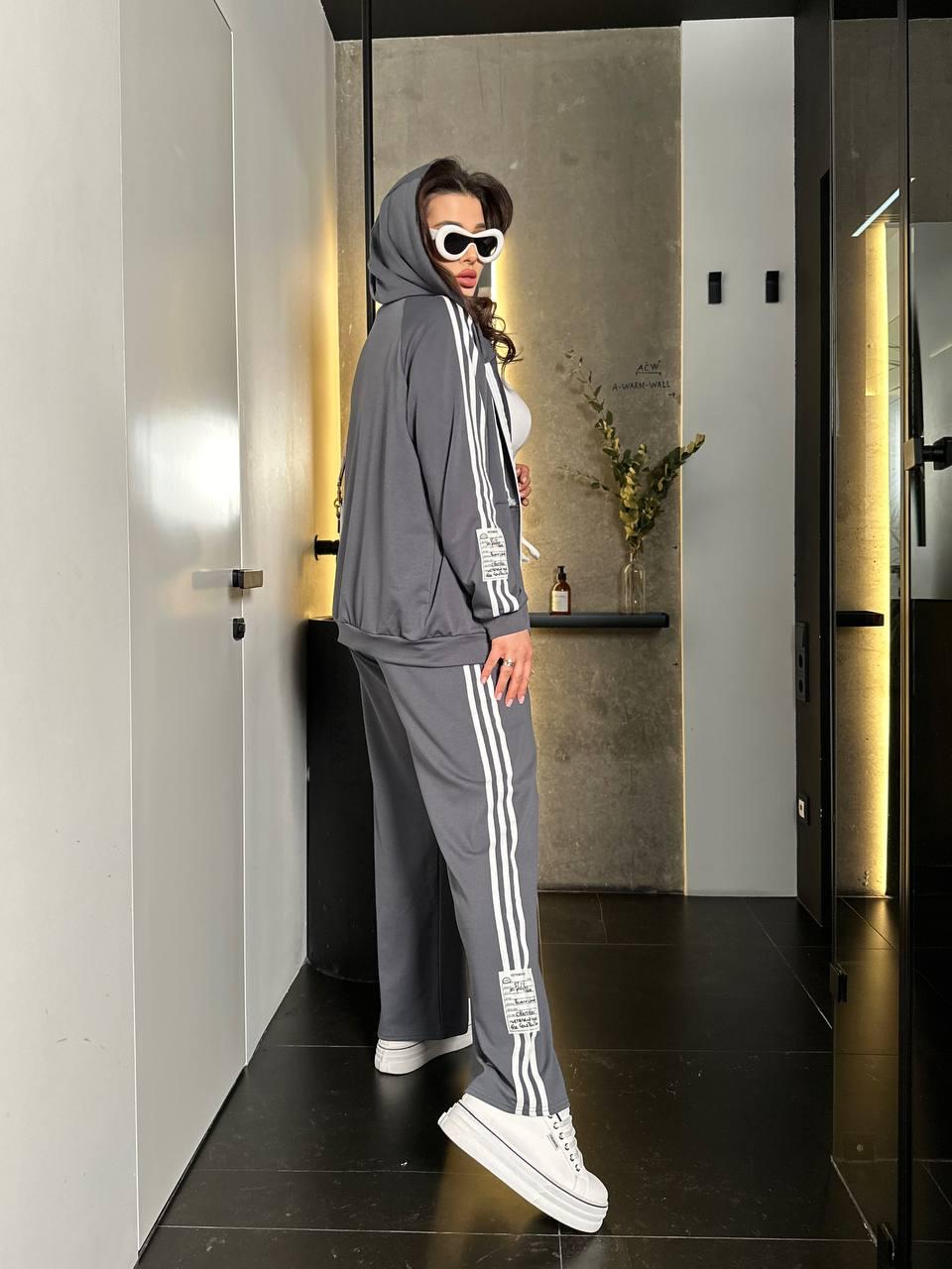 Костюм жіночий Jackie р. 50-52 Графітовий (#464-ел) - фото 3