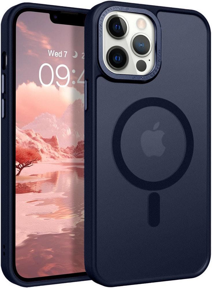 Противоударный чехол Space MagSafe iPhone 13 Pro (матовый) Blue (37923-28)
