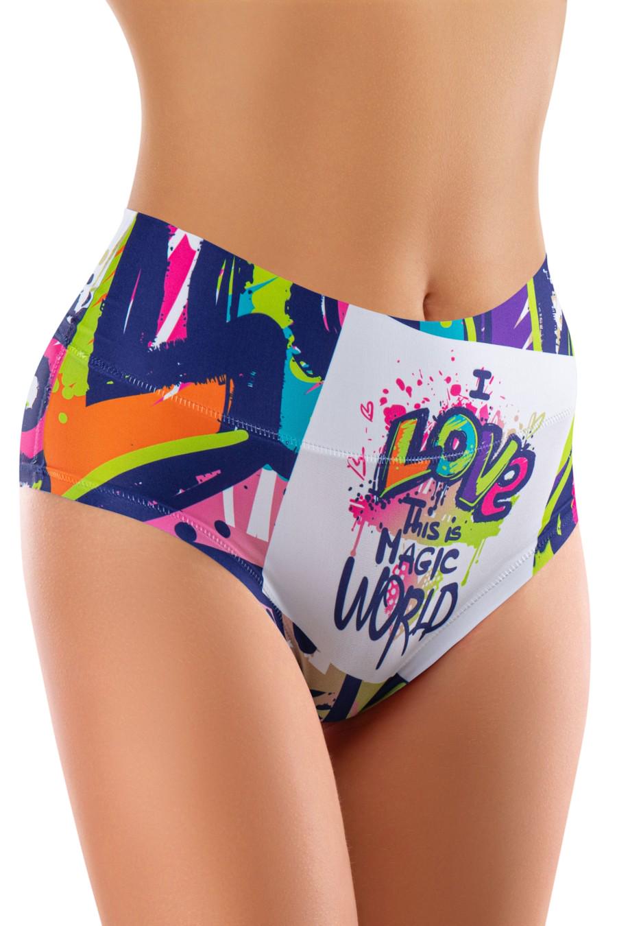 Трусики женские Mememe с ярким принтом XL Разноцветный (83455-59378-83)