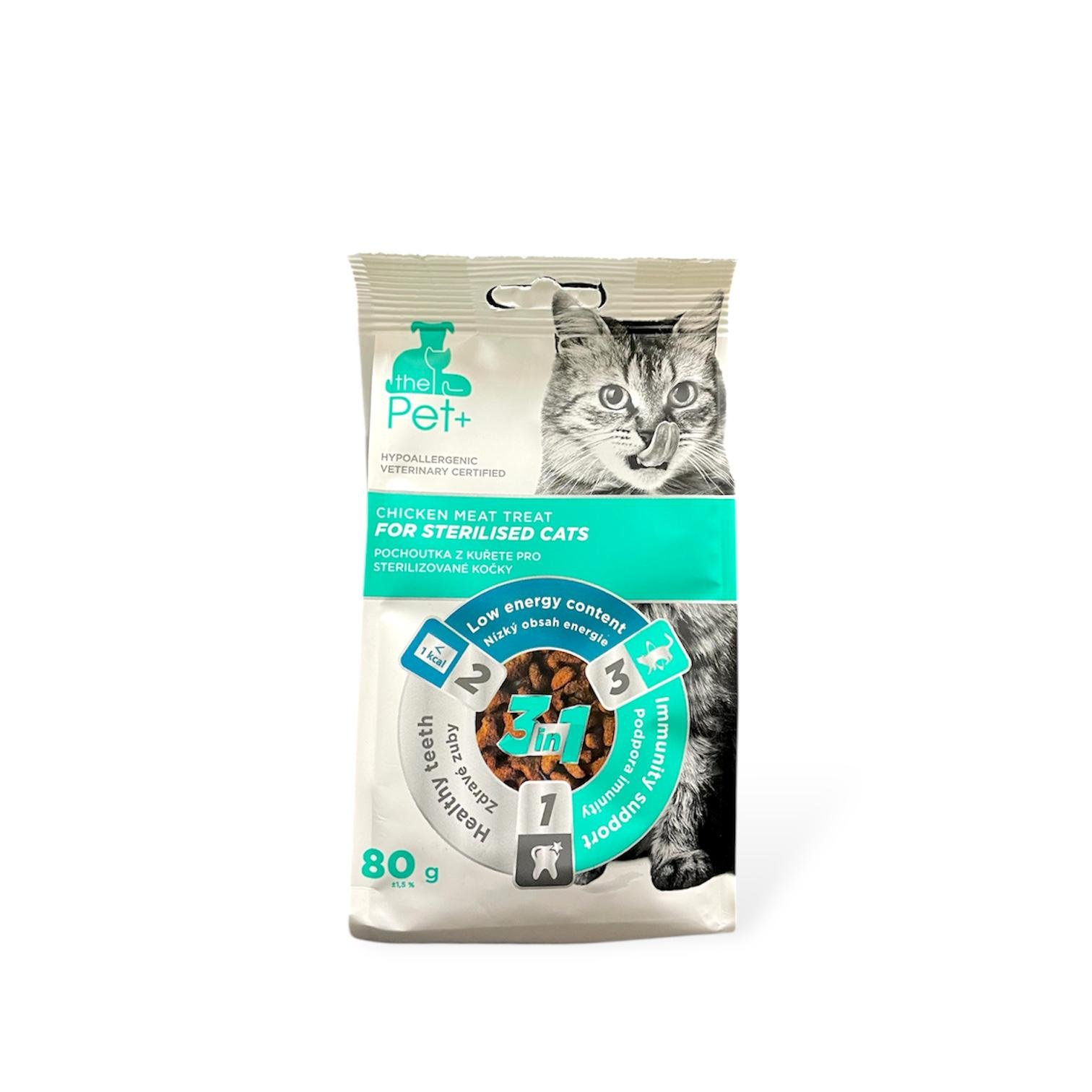 Лакомство для стерилизованных кошек thePet+ 100 г курица/свинина/рыба (2563) Лакомство для стерилизованных кошек thePet+ 100 г курица/свинина/рыба (2563)