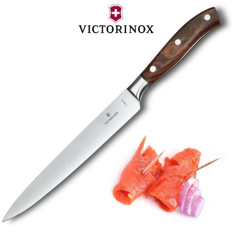 Кухонный нож Victorinox Grand Maitre Wood Filleting 20 см с дерев. ручкой (GB) - фото 6