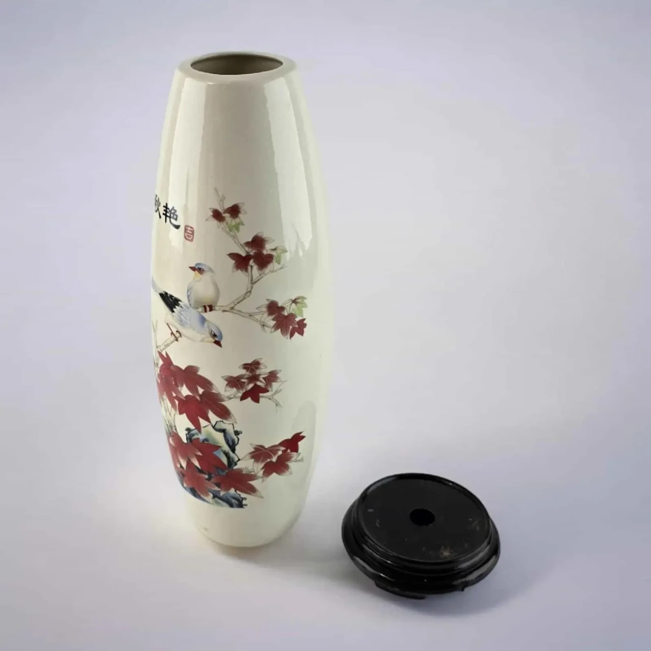 Ваза фарфоровая на подставке птицы на ветке 26х6,3х,6,3 см (32360E) - фото 2 Ваза фарфоровая на подставке птицы на ветке 26х6,3х,6,3 см (32360E) - фото 2