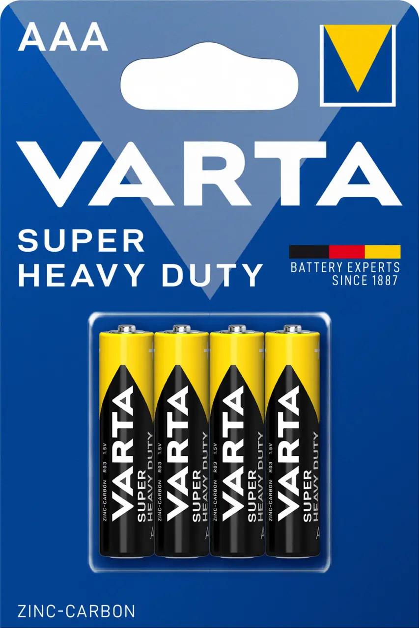 Батарейка Varta Super Heavy Duty ААA Zinc-Carbon R03 4 шт. (1503)