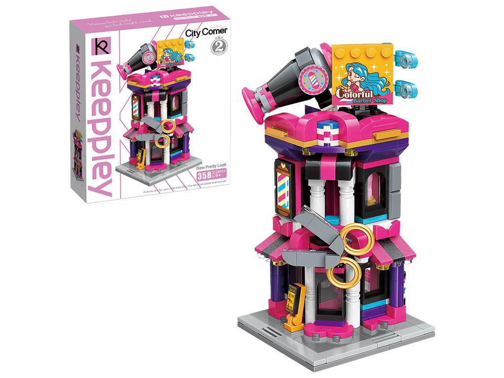 Конструктор Салон красоты 2 этажа 358 деталей (C0111)