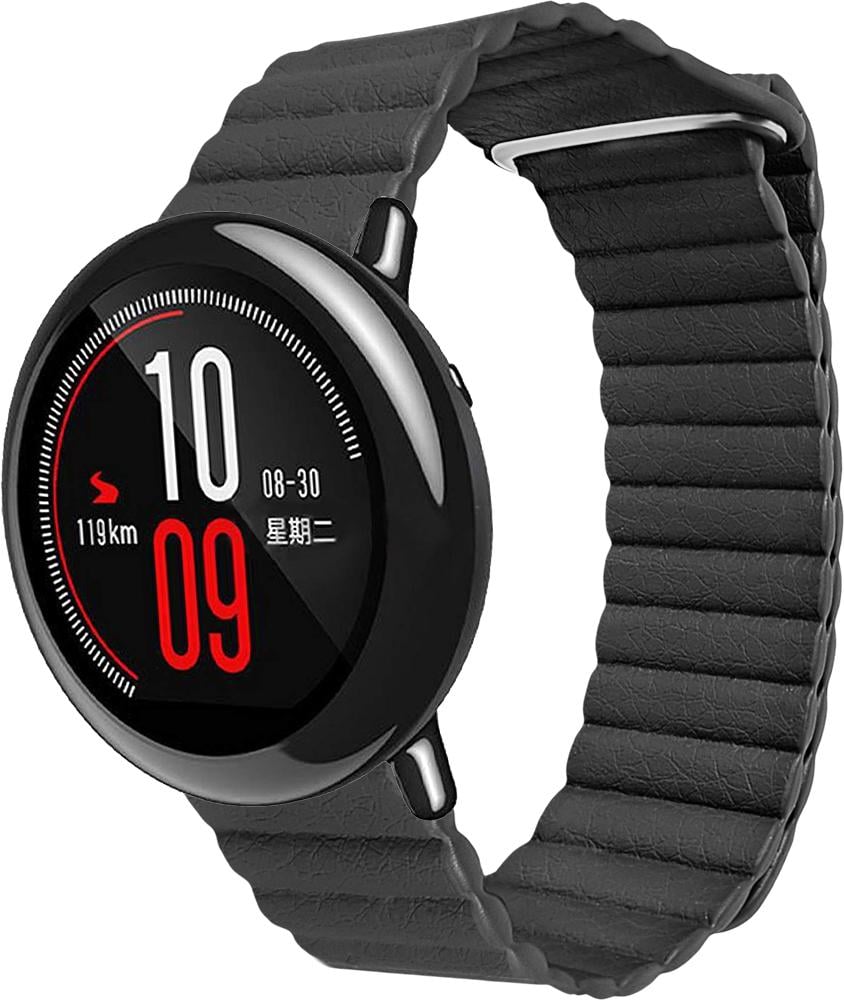 Ремінець шкіряний Genis для Amazfit Pace Black (26522-2B) Ремінець шкіряний Genis для Amazfit Pace Black (26522-2B)