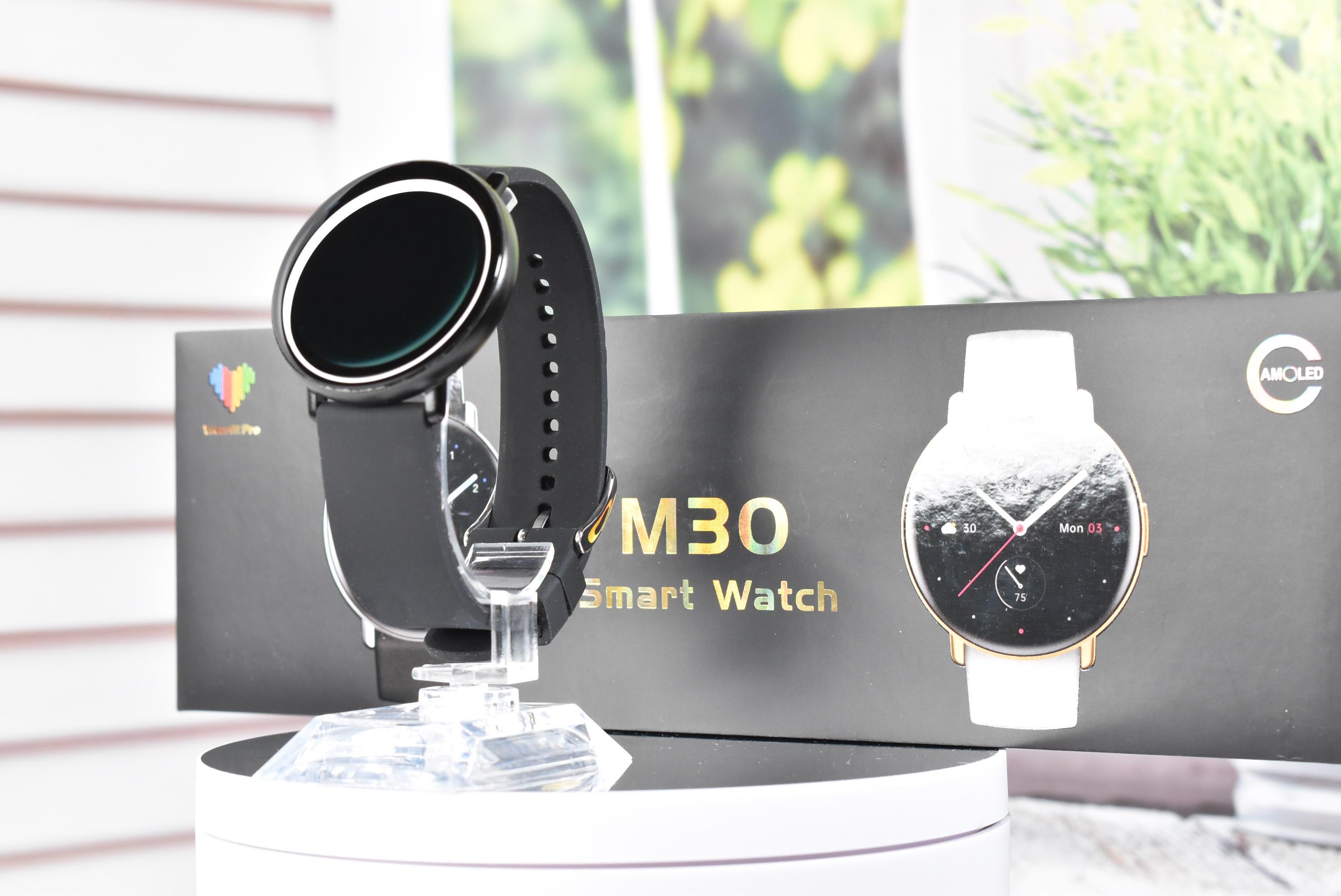 Смарт-часы Smart Watch M30 Super Amoled 42 мм Black - фото 7