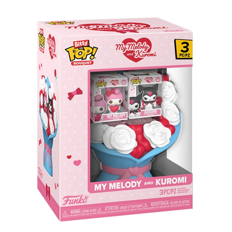 Набір ігрових фігурок BITTY POP Bouquet серії Sanrio МАЙ МЕЛОДІ ТА КУРОМІ (25062)