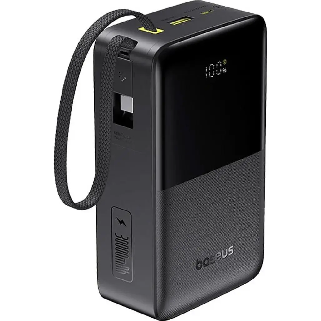 Батарея портативна BASEUS EnerFill FC51 Bipow 2 Pro 30000mAh 22,5W E0028100 Black