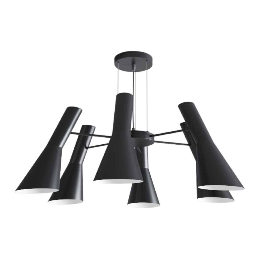 Люстра Loft DE 6 BK E27 max 6x40 W Черный (V6949677565624)