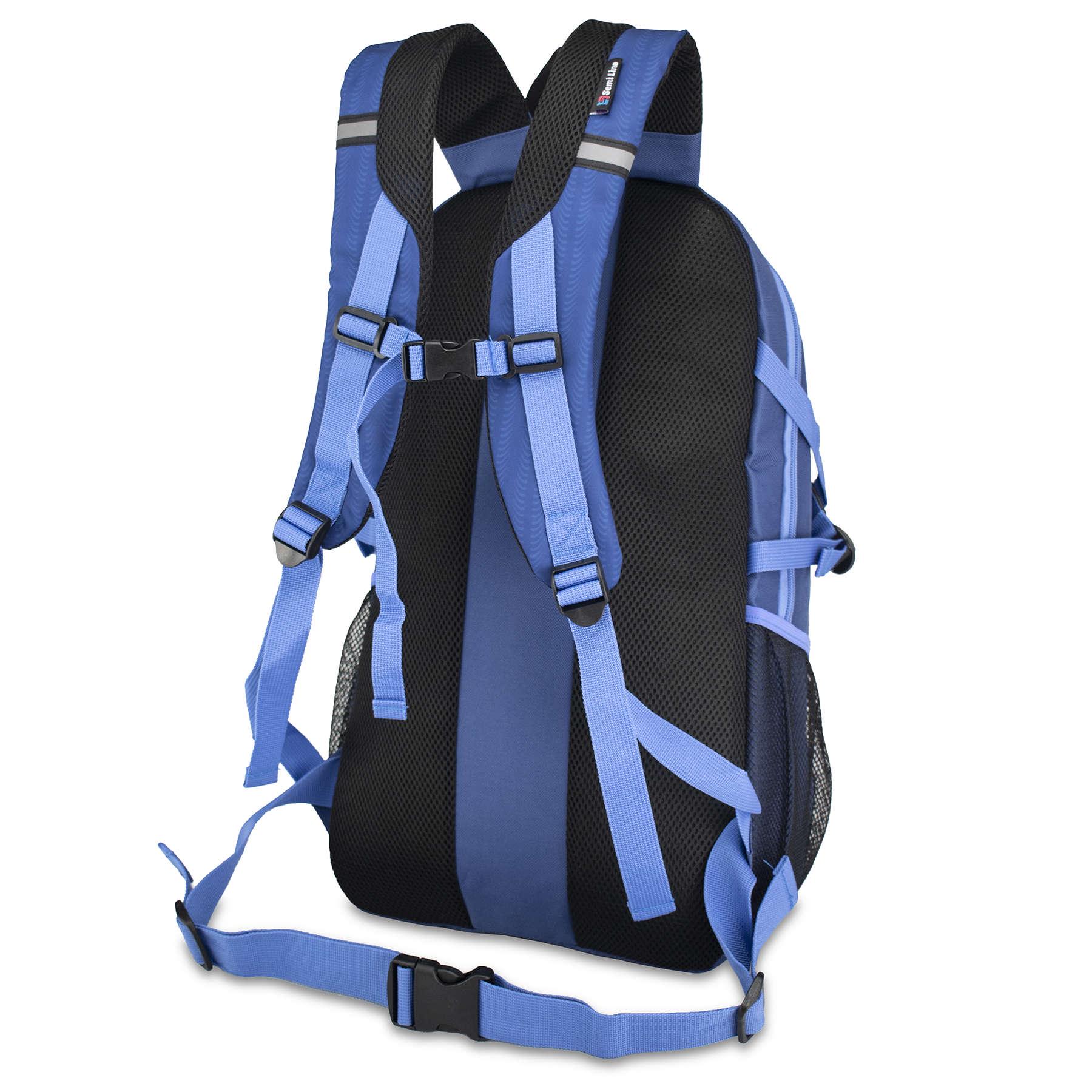 Городской рюкзак SEMI LINE 28 л Blue (A3035-2) - фото 4 Городской рюкзак SEMI LINE 28 л Blue (A3035-2) - фото 4