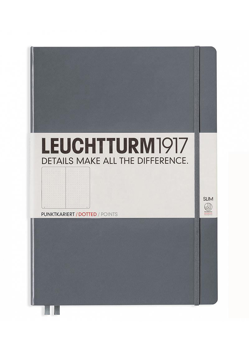 Блокнот Leuchtturm1917 Master Slim A4+ крапка Антрацит (344815)