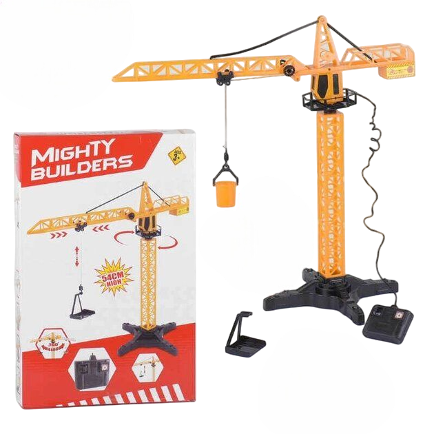 Дитяча будтехніка на радіокеруванні Fun Game 1562F Підйомний кран рухомі деталі/поворотний механізм (2363140650)