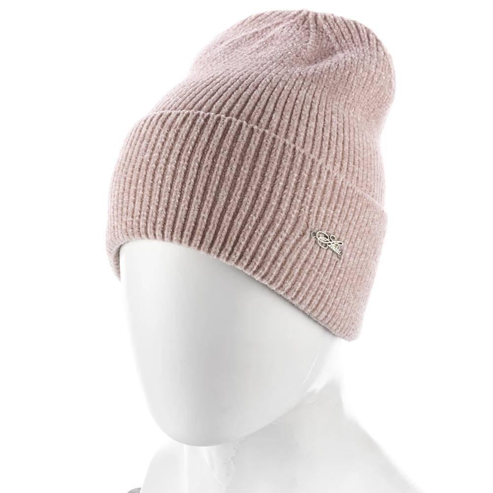 Шапка Actrics WH810 одинарная с отворотом Персиковый