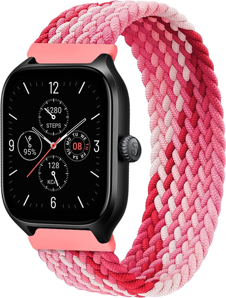 Ремінець Solo Loop Multi для Amazfit GTS 4/Mini 135 мм Pink/White (29559-52) Ремінець Solo Loop Multi для Amazfit GTS 4/Mini 135 мм Pink/White (29559-52)