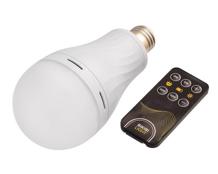 Светодиодная аварийная лампа 15W E27/5200 mAh/BIKIBI LIGHT со встроенным аккумулятором и пультом управления (46d2e95c) - фото 3 Светодиодная аварийная лампа 15W E27/5200 mAh/BIKIBI LIGHT со встроенным аккумулятором и пультом управления (46d2e95c) - фото 3