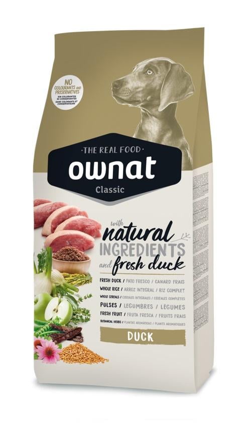 Корм сухой для собак Ownat Dog Classic Duck 4 кг (24390168)
