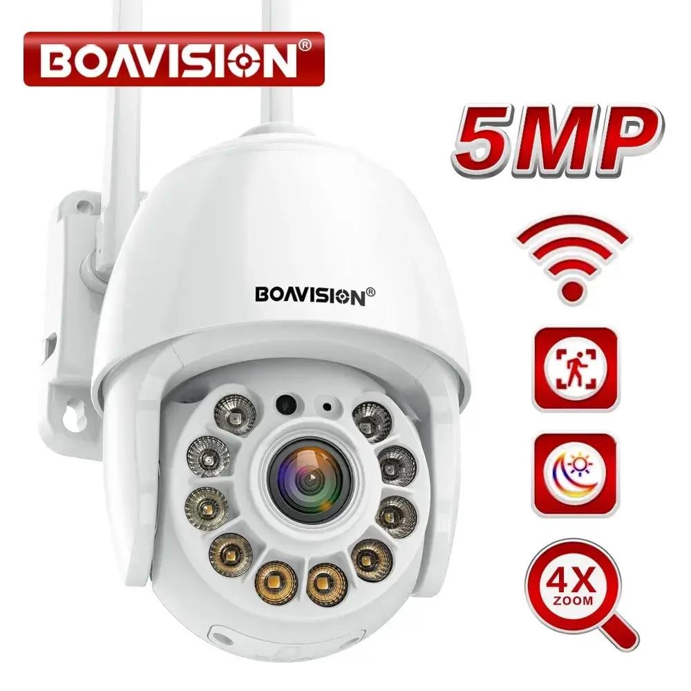 Камера видеонаблюдения Boavision WiFi HD22M502M 5 Mp/PTZ/RJ45 Белый (000165302) - фото 4