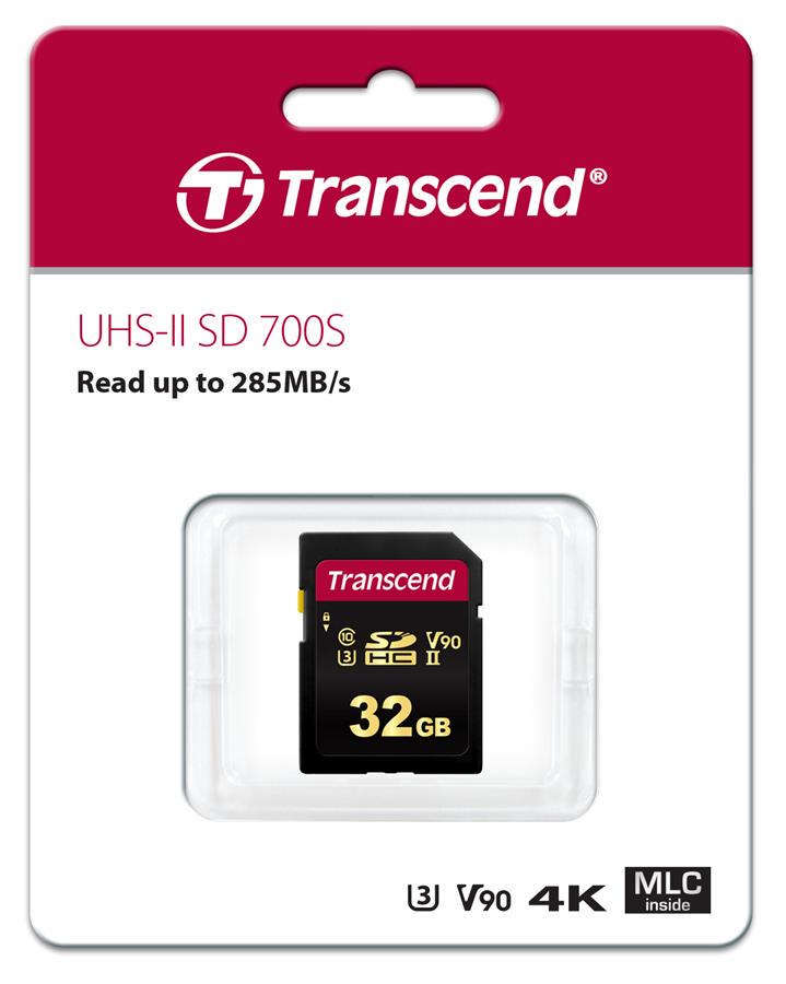 Карта памяти Transcend 700S C10 UHS-II U3 32 Гб (TS32GSDC700S) - фото 2