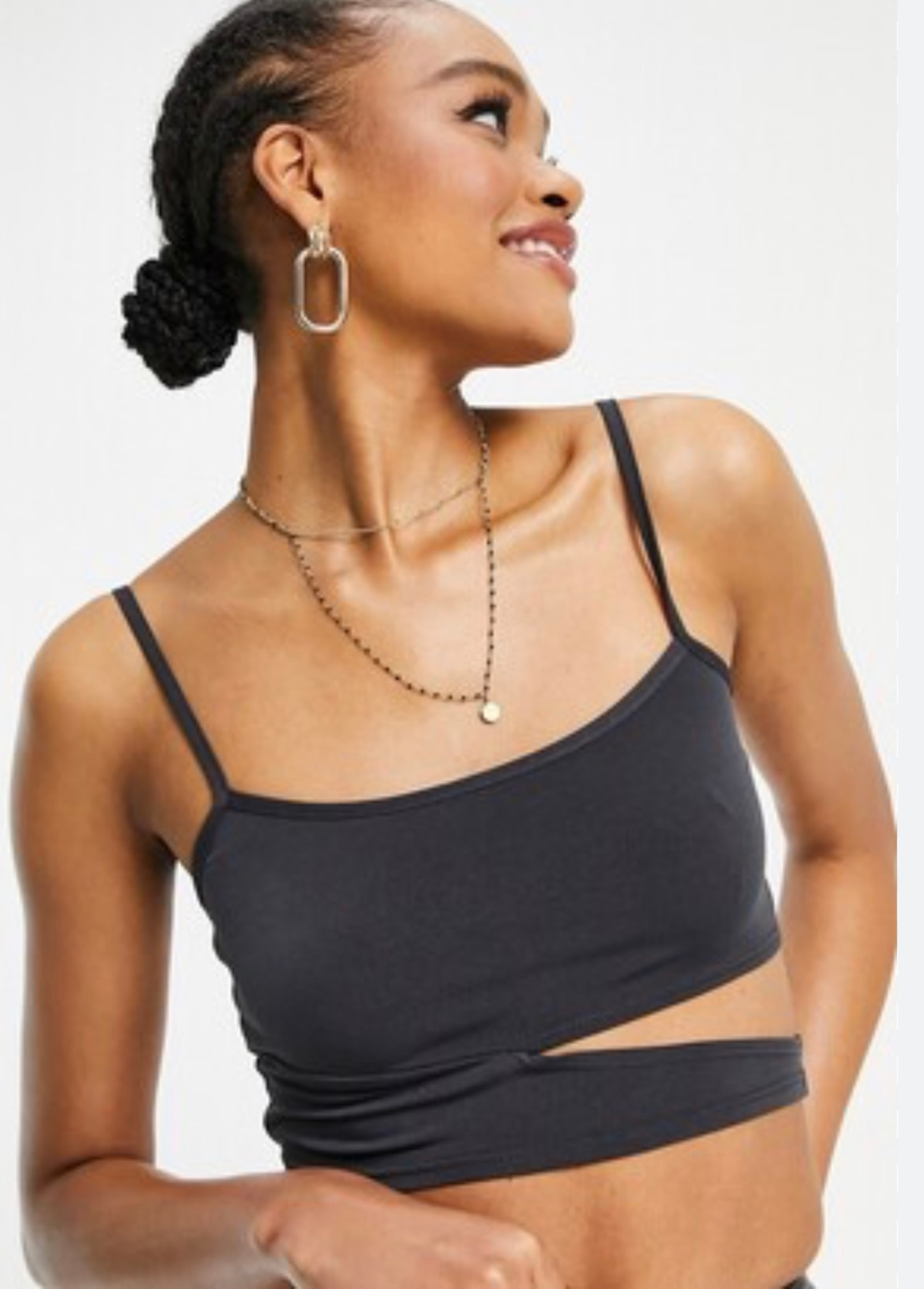 Топ женский flounce London 232 XL Темно-серый (14488582)