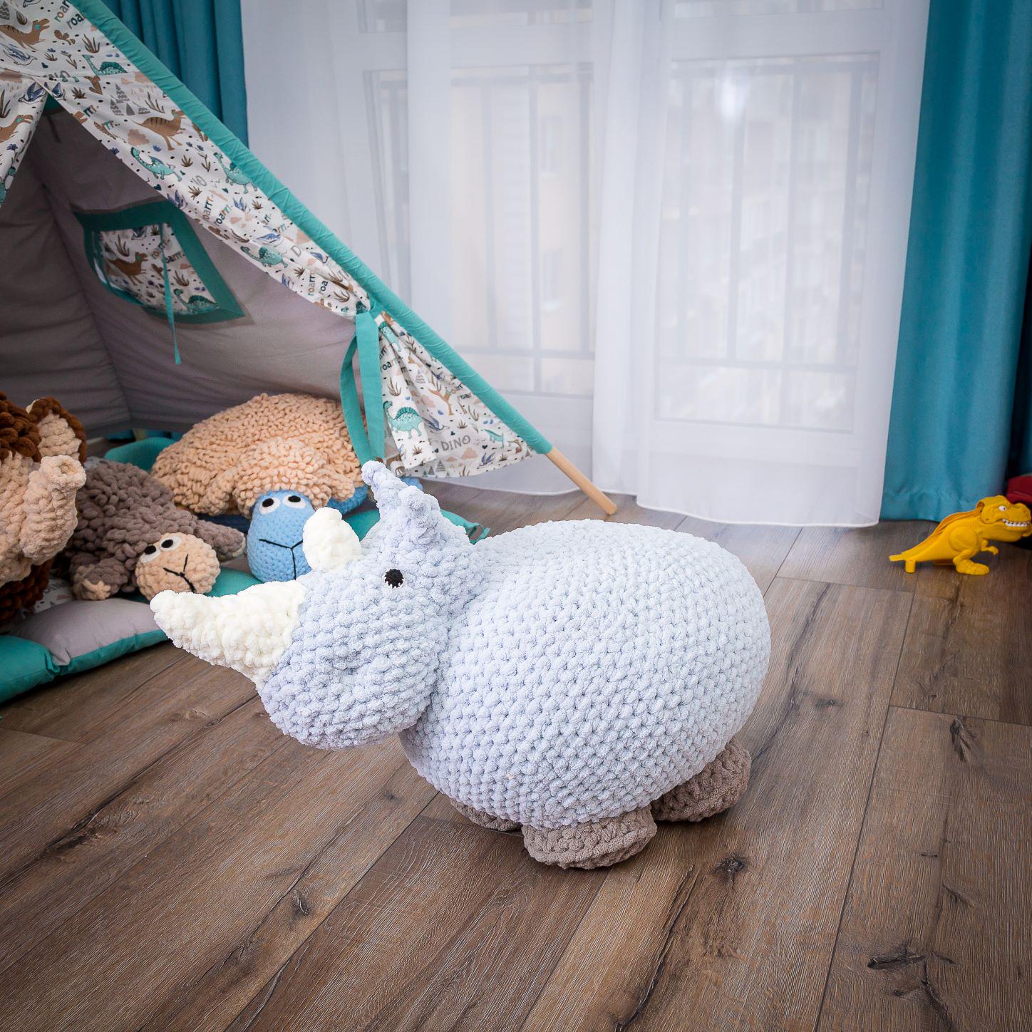 Пуф Носоріг (0215112022) - фото 4