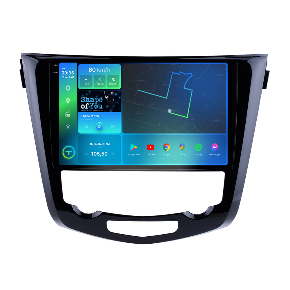Автомагнитола штатная Torssen 2K F10464 для Nissan Xtrail/Qashqai 2013- г. Climate 4G/Carplay/DSP 4/64 GB 10" (202300302)