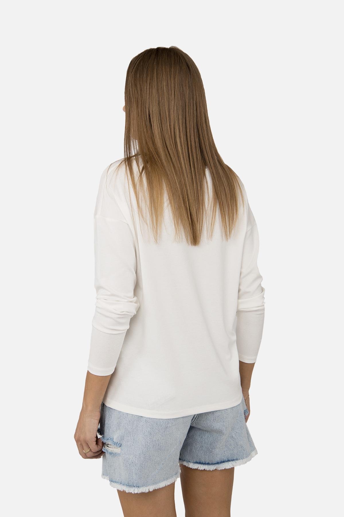 Пуловер жіночий р. 46 Білий (SKT000963391) - фото 6 Пуловер жіночий р. 46 Білий (SKT000963391) - фото 6