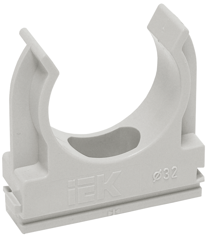 Тримач-кліпса з фіксатором УЕК ⌀ 20 мм під дюбель полістирол (CTA10D-CF20-K41-100)