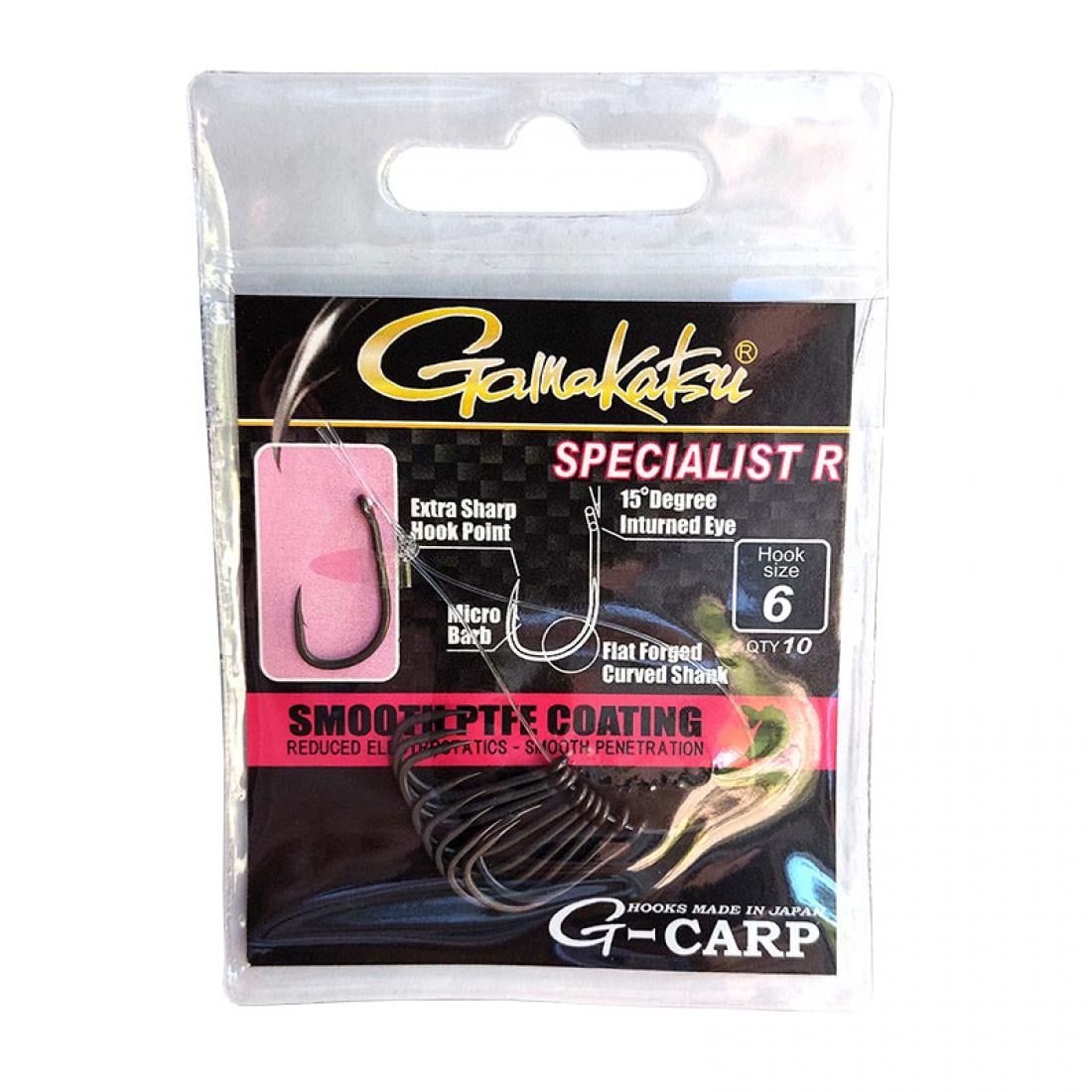 Крючок Gamakatsu G-CARP SPECIALIST R №6 10 шт. (3KB5026)