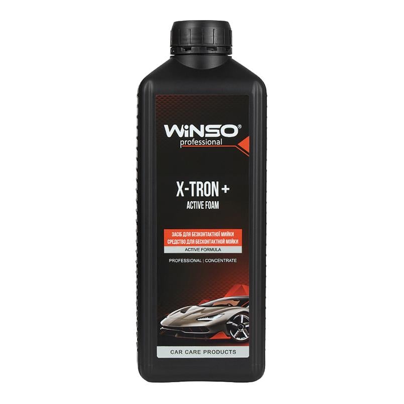 Активная пена Winso X-Tron+ Active Foam для бесконтактной мойки (концентрат 1:9-1:7 для пенокомлекта), 1л