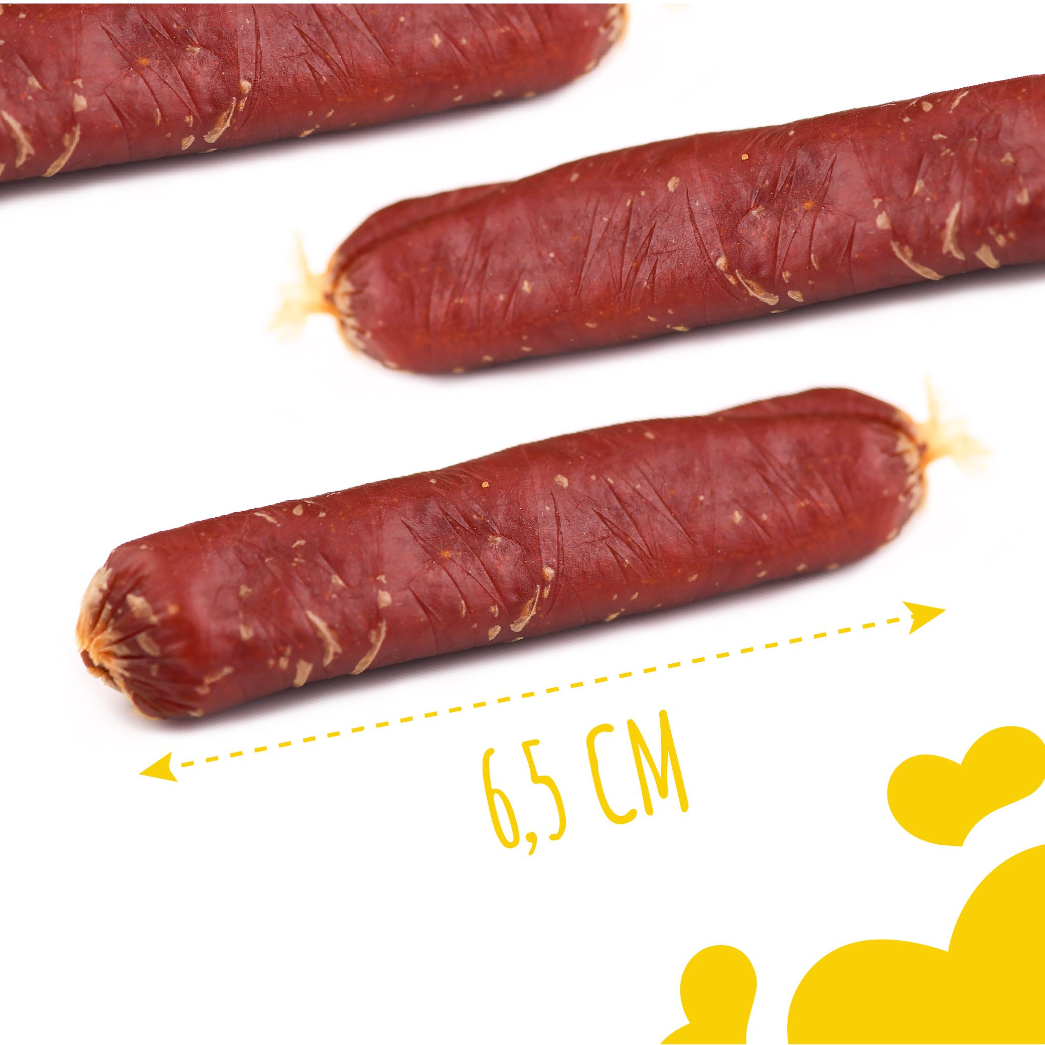 Ласощі для собак MAVSY Duck sausage for dogs Сосиски з ароматної качки 100 г (13501961) - фото 2