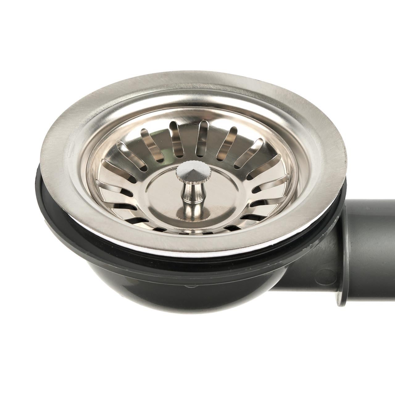 Сифон на кухню DMS-110 с переливом и подключением к посудомойке (2999643004)