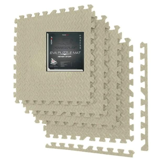 Мат-пазл PowerPlay EVA Puzzle Mat 120x120x1,2 см Оливковый (PP_4414_Olive)
