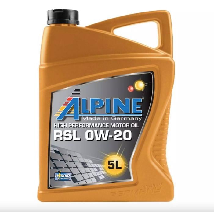 Моторне мастило автомобільна Alpine RSL 0W-20 5 л (0195-5)