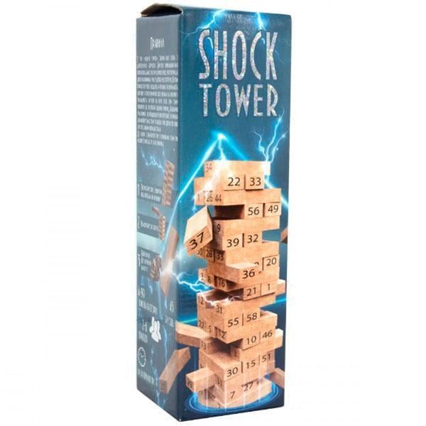 Настільна гра розважальна Shock Tower 45 брусків Strateg 30858 (31155973)