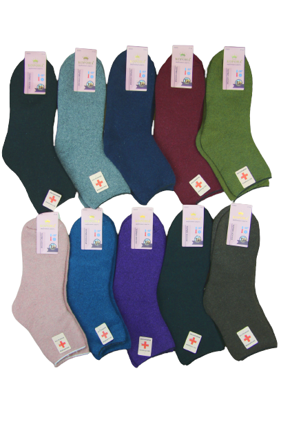 Термоноски женские медицинские Корона №2655 верблюжья шерсть 10 пар р. 37-42 Термоноски женские медицинские Корона №2655 верблюжья шерсть 10 пар р. 37-42