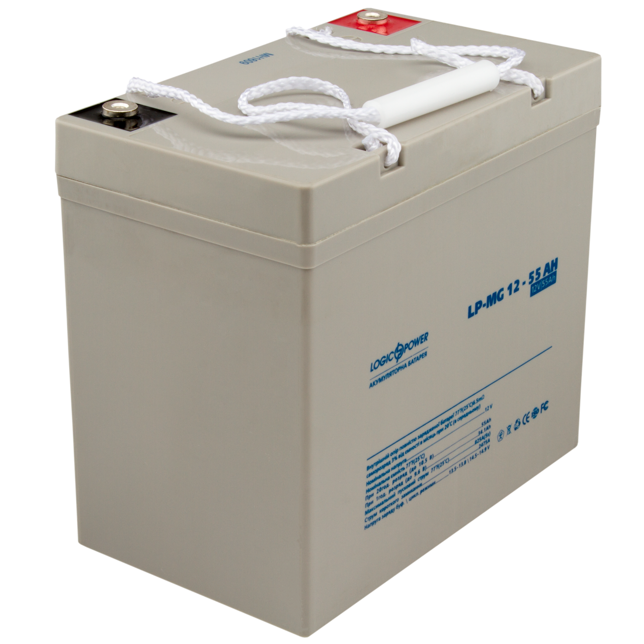 Аккумулятор мультигелевый LP-MG 12V-55 Ah Silver