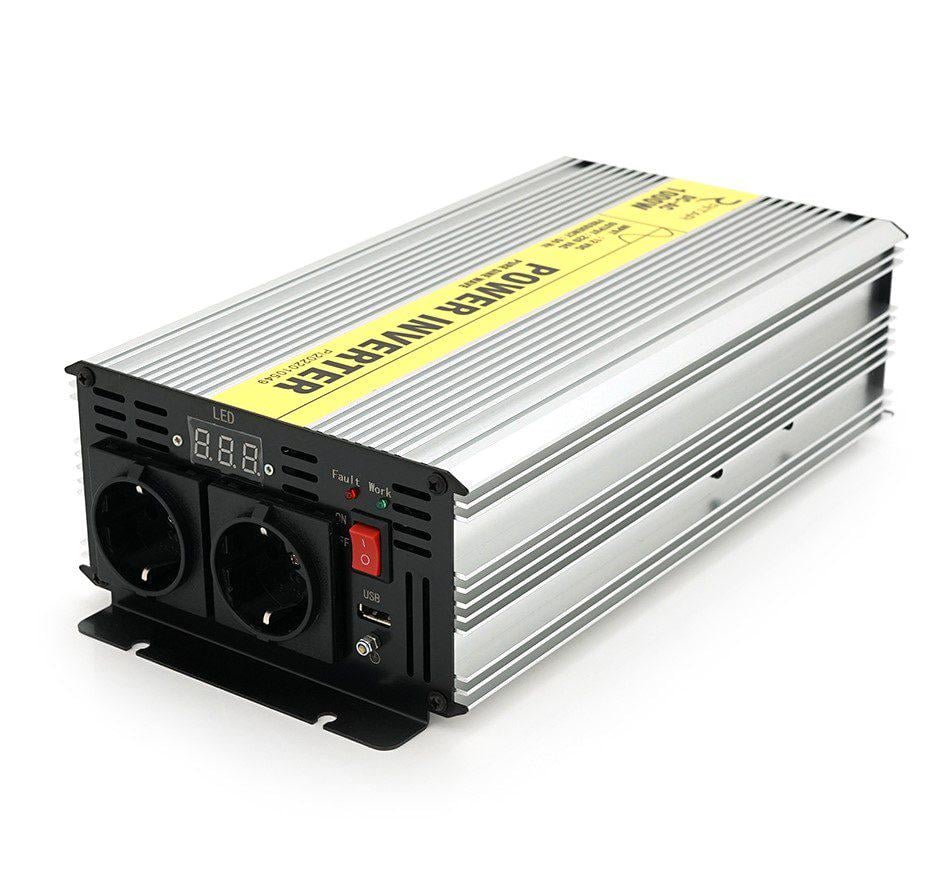 Инвертор напряжения RITAR RSC1000 12/220V с правильной синусоидой 1000Вт (56766) - фото 1 Инвертор напряжения RITAR RSC1000 12/220V с правильной синусоидой 1000Вт (56766) - фото 1