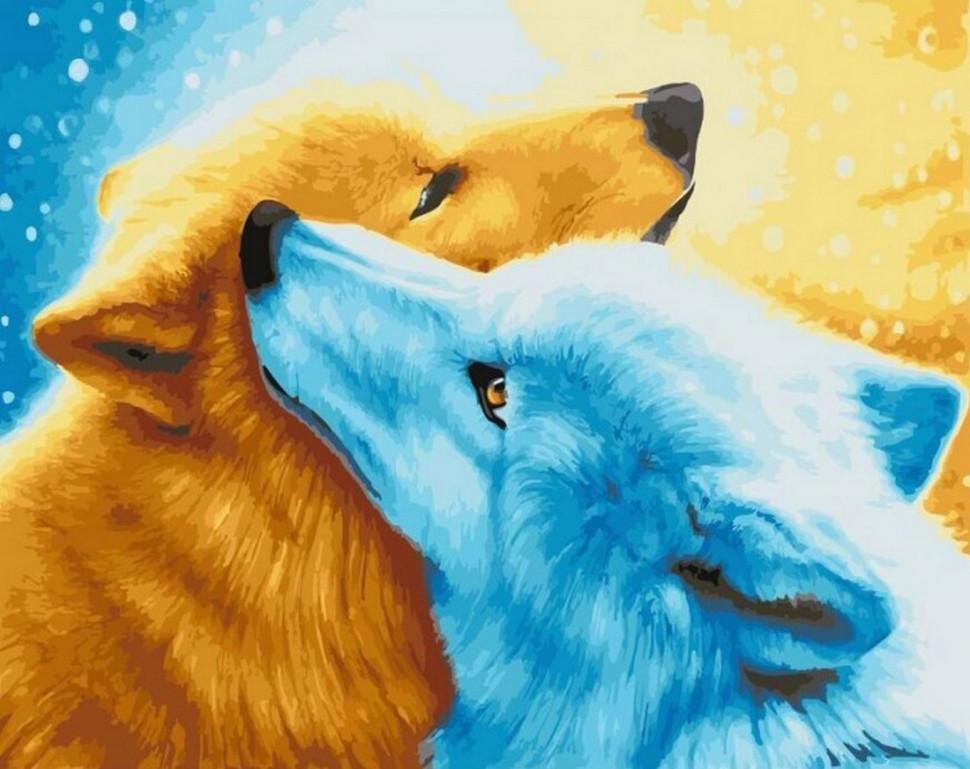 Картина по номерам Rainbow Art Волчья верность (GX21927-RA)