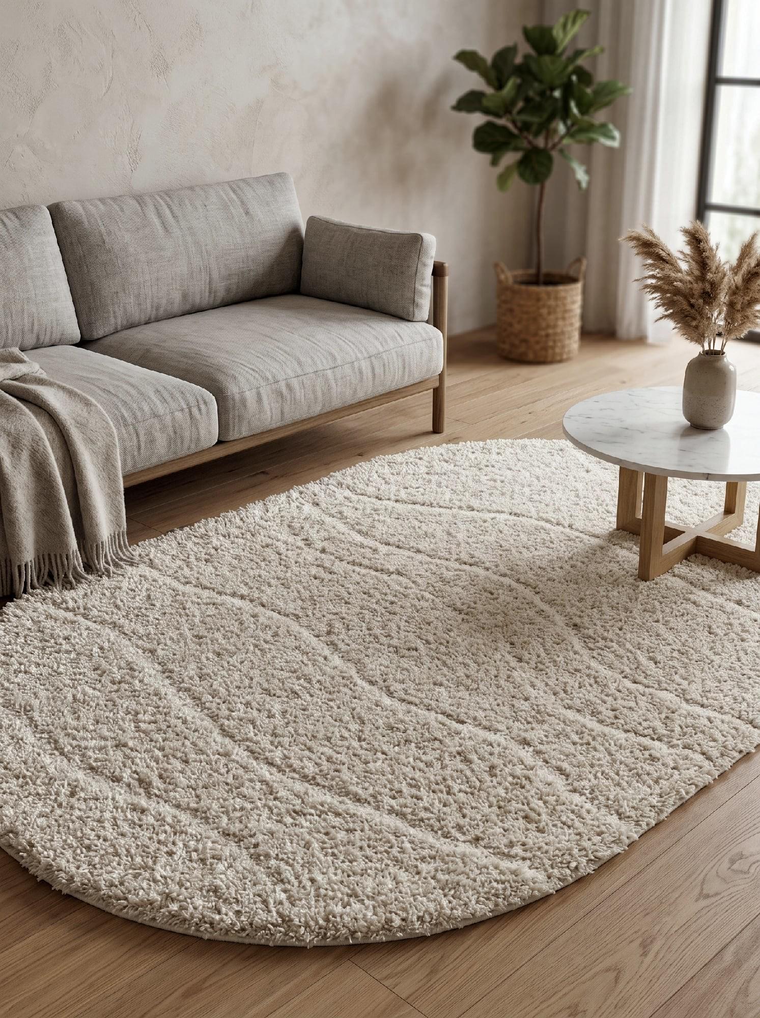 Ковер с высоким ворсом Himalaya 8463A овал 200x300 см Cream (105332030) Ковер с высоким ворсом Himalaya 8463A овал 200x300 см Cream (105332030)