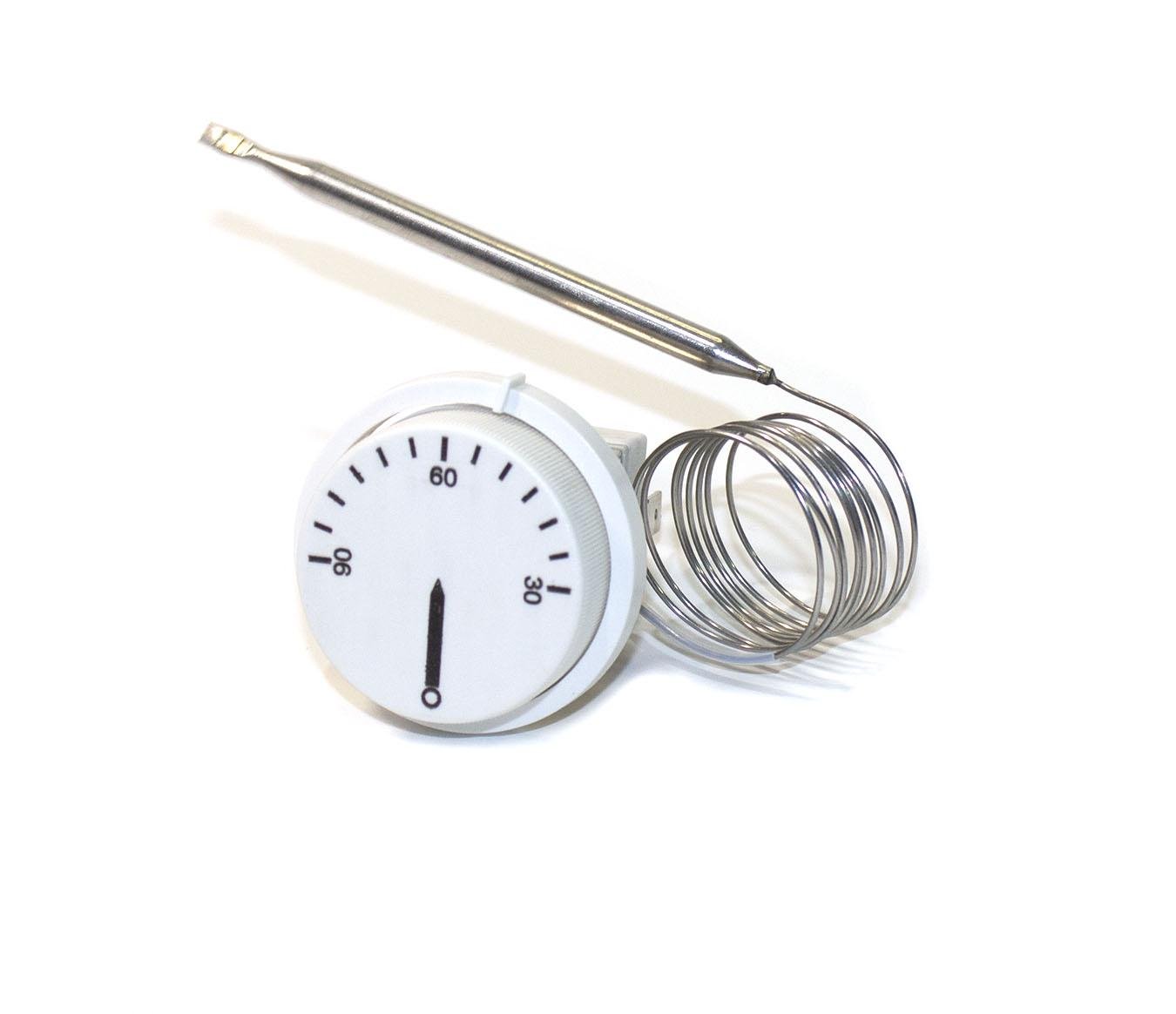 Терморегулятор капиллярный механический на 3 контакта T=30 - 90°C/16А/250 V/L=65 см